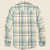 Blanket Shirt - Grey Mist Bienvenido Plaid - Outerknown - STAG Provisions - Tops - L/S Woven - Plaid