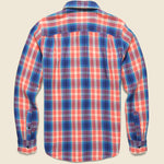 Blanket Shirt - Watermelon Feliz Plaid - Outerknown - STAG Provisions - Tops - L/S Woven - Plaid