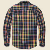 Blanket Shirt - True Black Rainbow Plaid - Outerknown - STAG Provisions - Tops - L/S Woven - Plaid