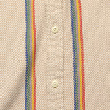 Blanket Shirt - Wheat Rainbow Stripe - Outerknown - STAG Provisions - Tops - L/S Woven - Plaid