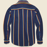 Blanket Shirt - Marine Rainbow Stripe - Outerknown - STAG Provisions - Tops - L/S Woven - Plaid