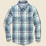 Blanket Shirt - Daylight Seaview Plaid - Outerknown - STAG Provisions - Tops - L/S Woven - Plaid