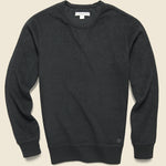 Hightide Crew - Pitch Black - Outerknown - STAG Provisions - Tops - Fleece / Sweatshirt