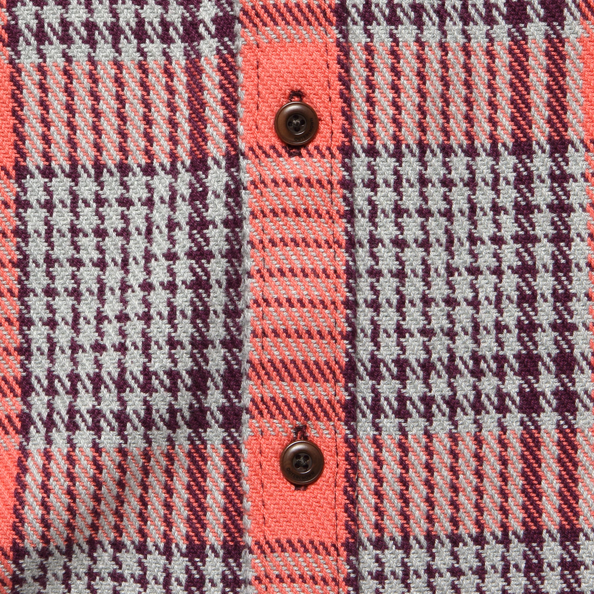 Blanket Shirt - Bright Coral Graph Plaid - Outerknown - STAG Provisions - Tops - L/S Woven - Plaid