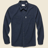 Blackmer Neps Shirt - Navy - Penfield - STAG Provisions - Tops - L/S Woven - Fleck