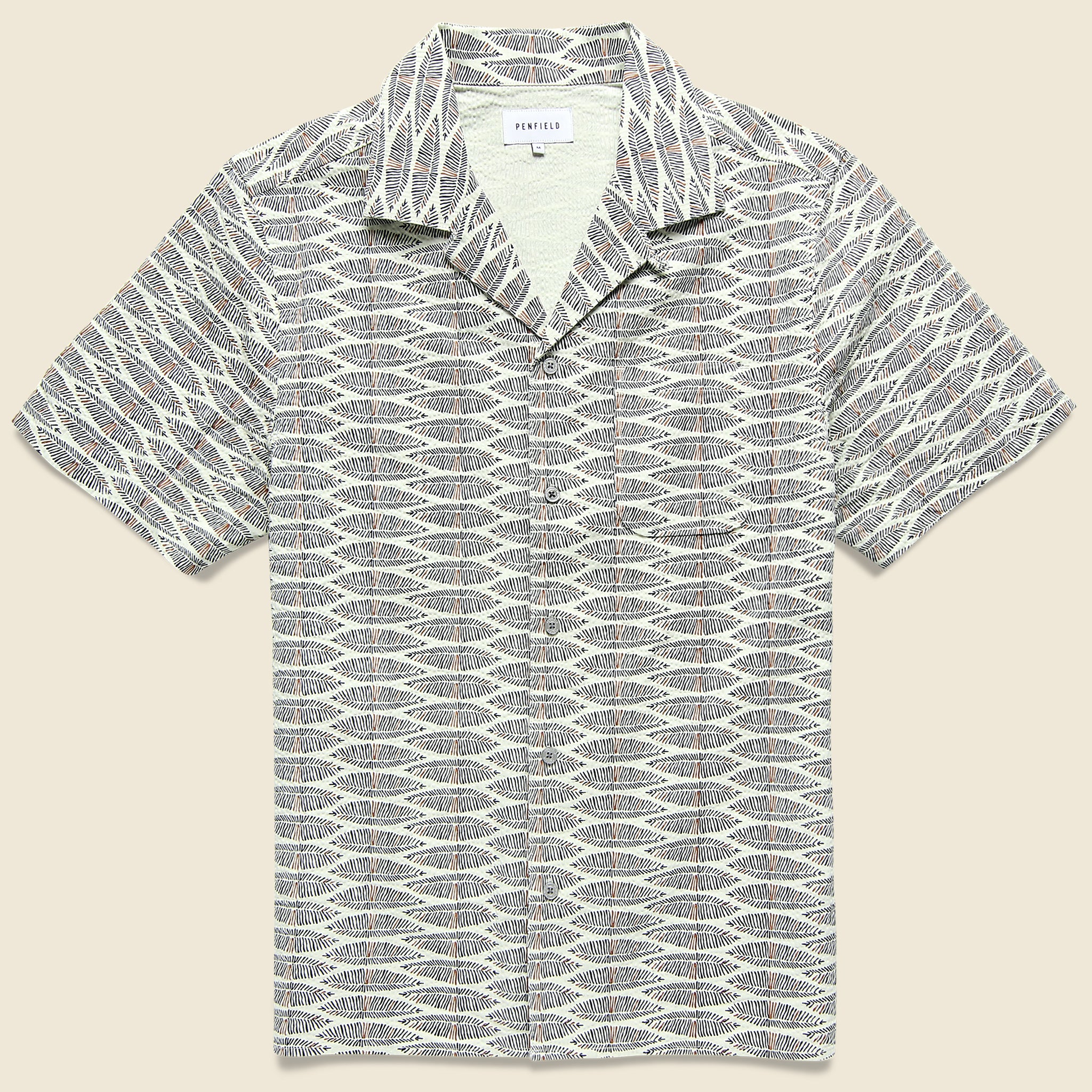 Callahan Shirt - Tan - Penfield - STAG Provisions - Tops - S/S Woven - Other Pattern