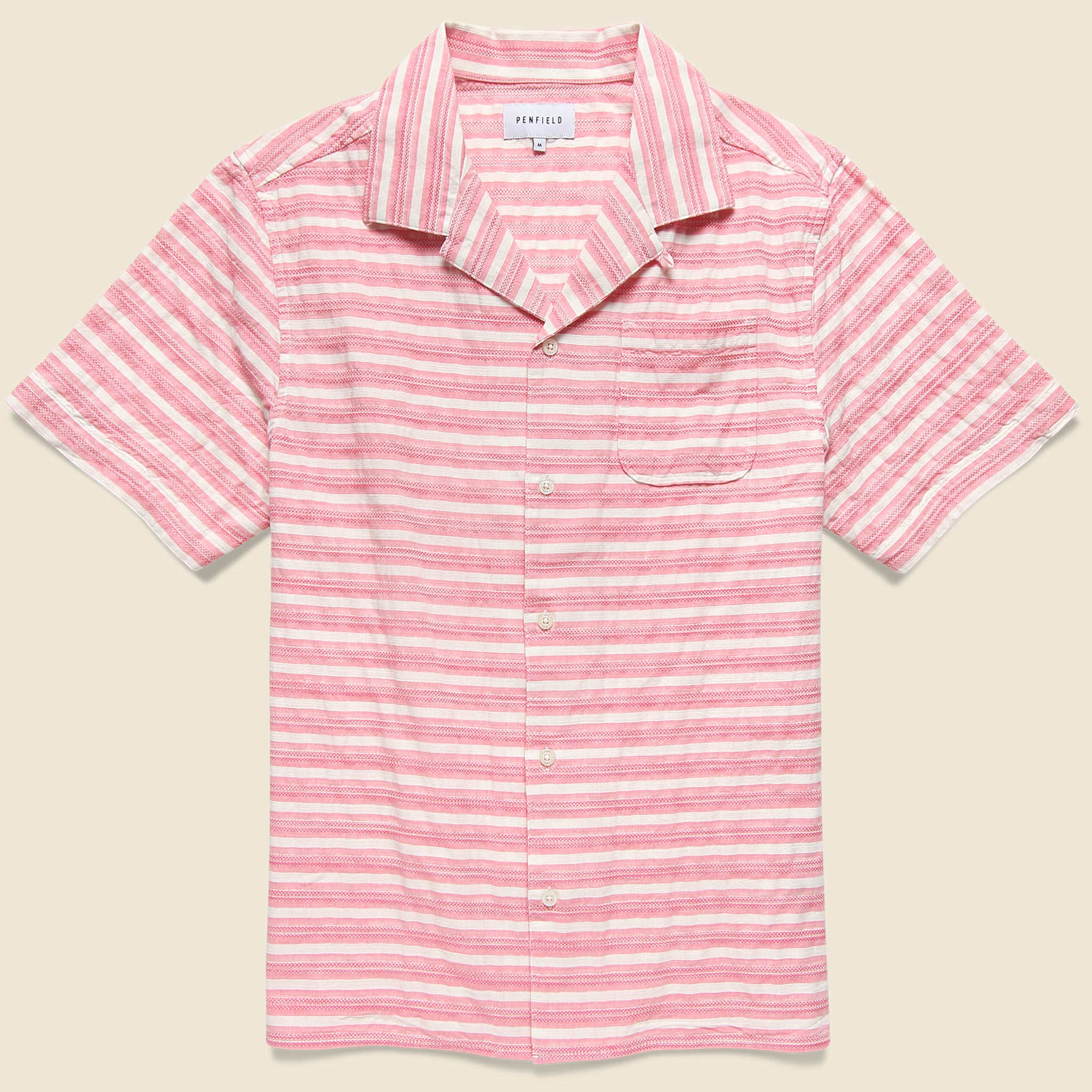 Hook Shirt - Pink - Penfield - STAG Provisions - Tops - S/S Woven - Stripe