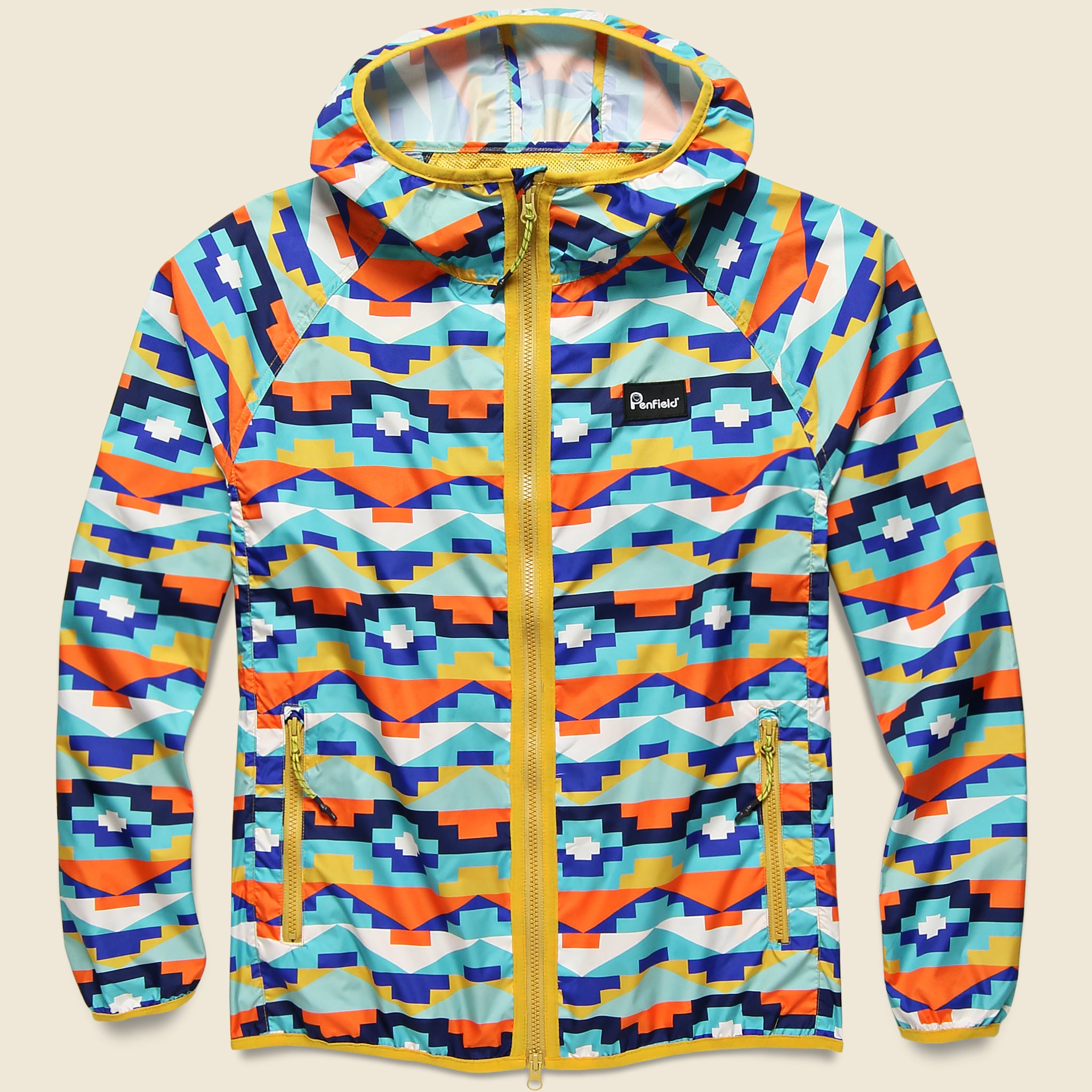 Bonfield Geo Packaway Jacket - Teal - Penfield - STAG Provisions - Outerwear - Coat / Jacket