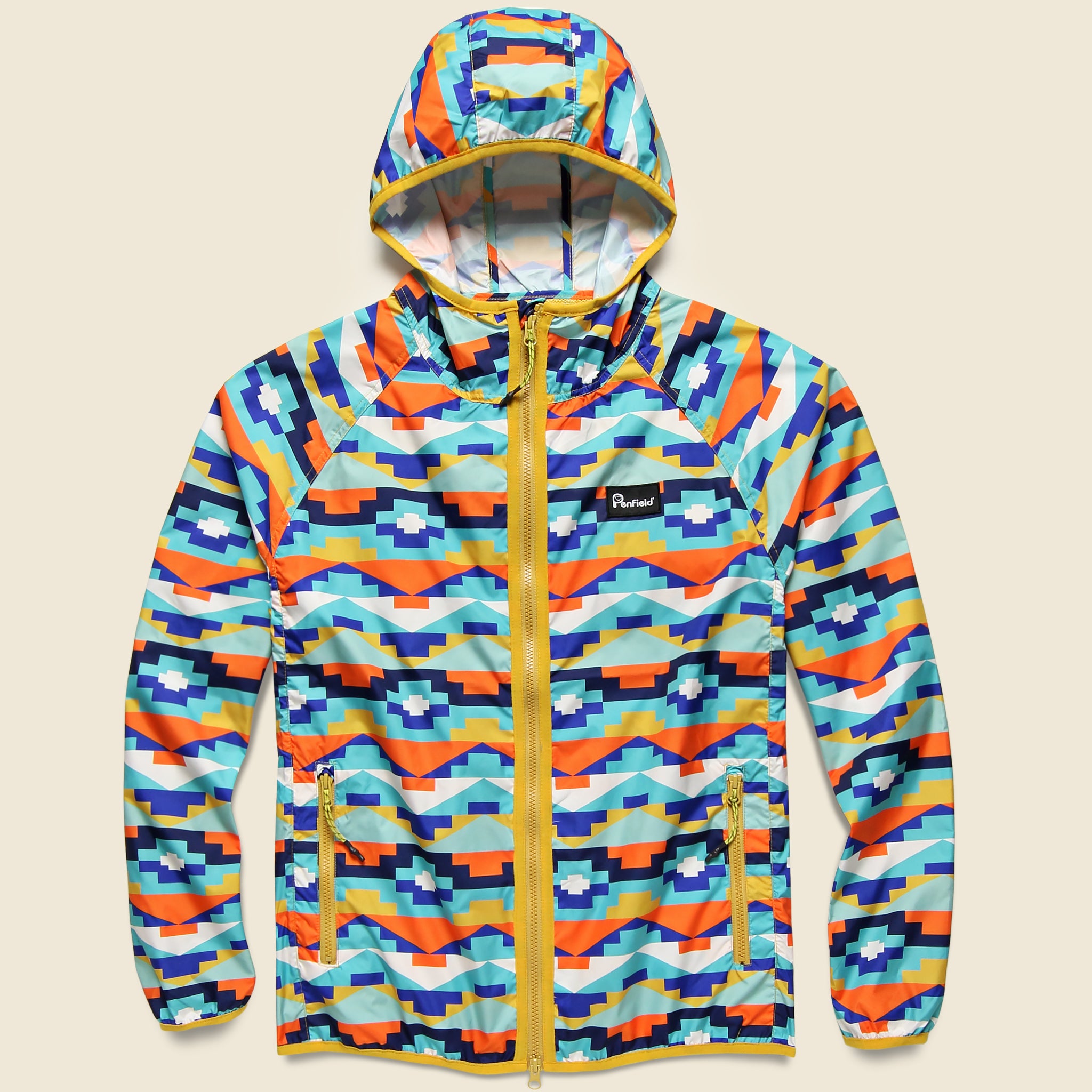 Bonfield Geo Packaway Jacket - Teal - Penfield - STAG Provisions - Outerwear - Coat / Jacket