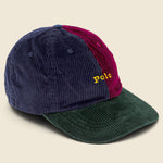 Colorblock Corduroy Polo Cap - Navy/Ruby/Green - Polo Ralph Lauren - STAG Provisions - Accessories - Hats