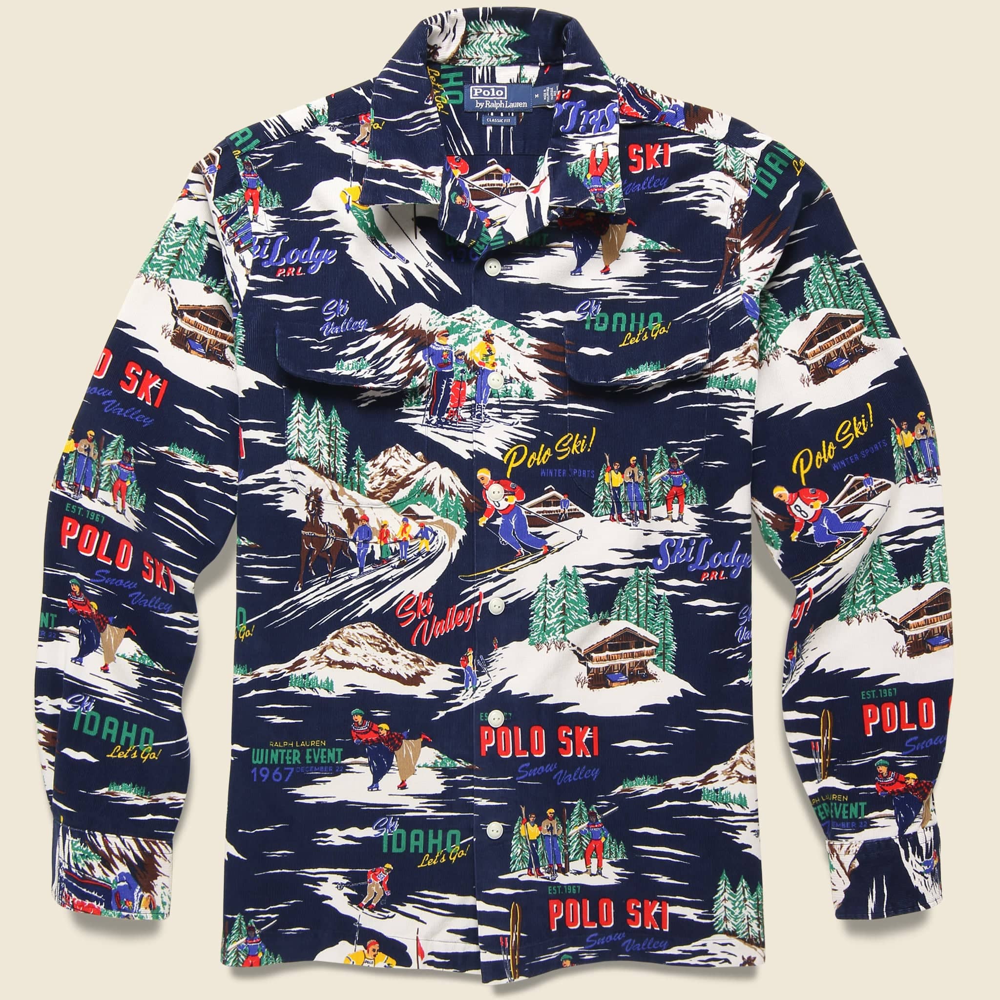 Ski Camp Corduroy Shirt - Polo Snow Traverse - Polo Ralph Lauren - STAG Provisions - Tops - L/S Woven - Corduroy