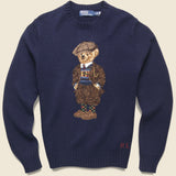 Heritage Bear Crewneck Sweater - Navy - Polo Ralph Lauren - STAG Provisions - Tops - Sweater