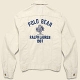 Polo Bears Trucker Jacket - Ecru - Polo Ralph Lauren - STAG Provisions - Outerwear - Coat / Jacket