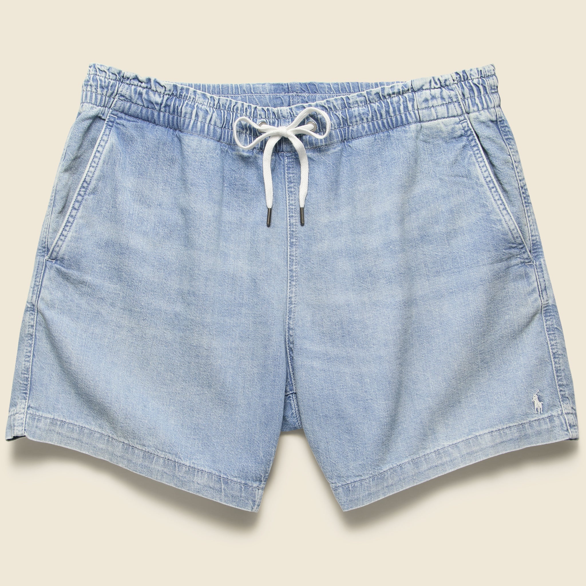 Denim Pull-On Short - Light Wash - Polo Ralph Lauren - STAG Provisions - Shorts - Lounge
