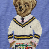 Preppy Bear Crewneck Sweater - Light Blue - Polo Ralph Lauren - STAG Provisions - Tops - Sweater