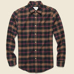 Compact Plaid Flannel - Black/Pink - Portuguese Flannel - STAG Provisions - Tops - L/S Woven - Plaid