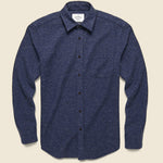 Rude Shirt - Blue Fleck - Portuguese Flannel - STAG Provisions - Tops - L/S Woven - Fleck