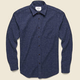 Rude Shirt - Blue Fleck - Portuguese Flannel - STAG Provisions - Tops - L/S Woven - Fleck