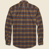 Check Flannel - Orange - Portuguese Flannel - STAG Provisions - Tops - L/S Woven - Plaid