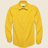 Teca Solid Flannel - Mustard - Portuguese Flannel - STAG Provisions - Tops - L/S Woven - Solid