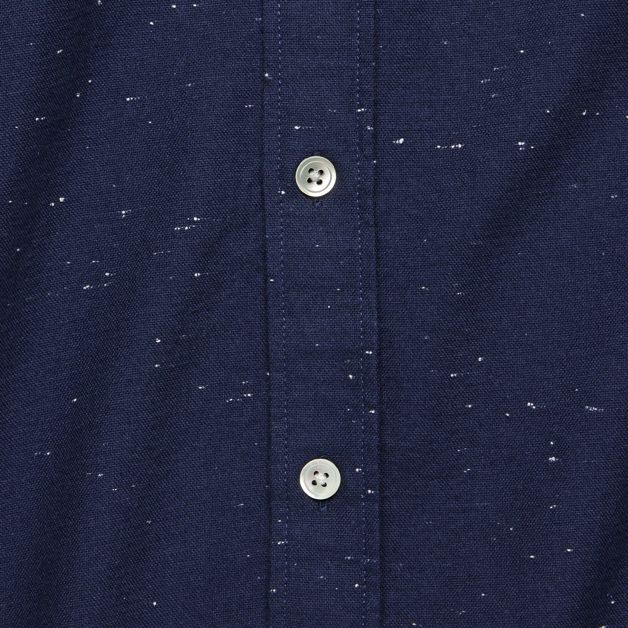 Blur Fleck Shirt - Navy - Portuguese Flannel - STAG Provisions - Tops - S/S Woven - Fleck