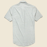 Plage Shirt - Light Blue/Grey - Portuguese Flannel - STAG Provisions - Tops - S/S Woven - Stripe