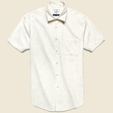 Ebano Fleck Shirt - White - Portuguese Flannel - STAG Provisions - Tops - S/S Woven - Fleck