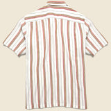 Bava Camp Shirt - Brick Red - Portuguese Flannel - STAG Provisions - Tops - S/S Woven - Stripe