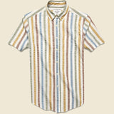 Water Color Shirt - White - Portuguese Flannel - STAG Provisions - Tops - S/S Woven - Stripe