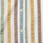 Water Color Shirt - White - Portuguese Flannel - STAG Provisions - Tops - S/S Woven - Stripe