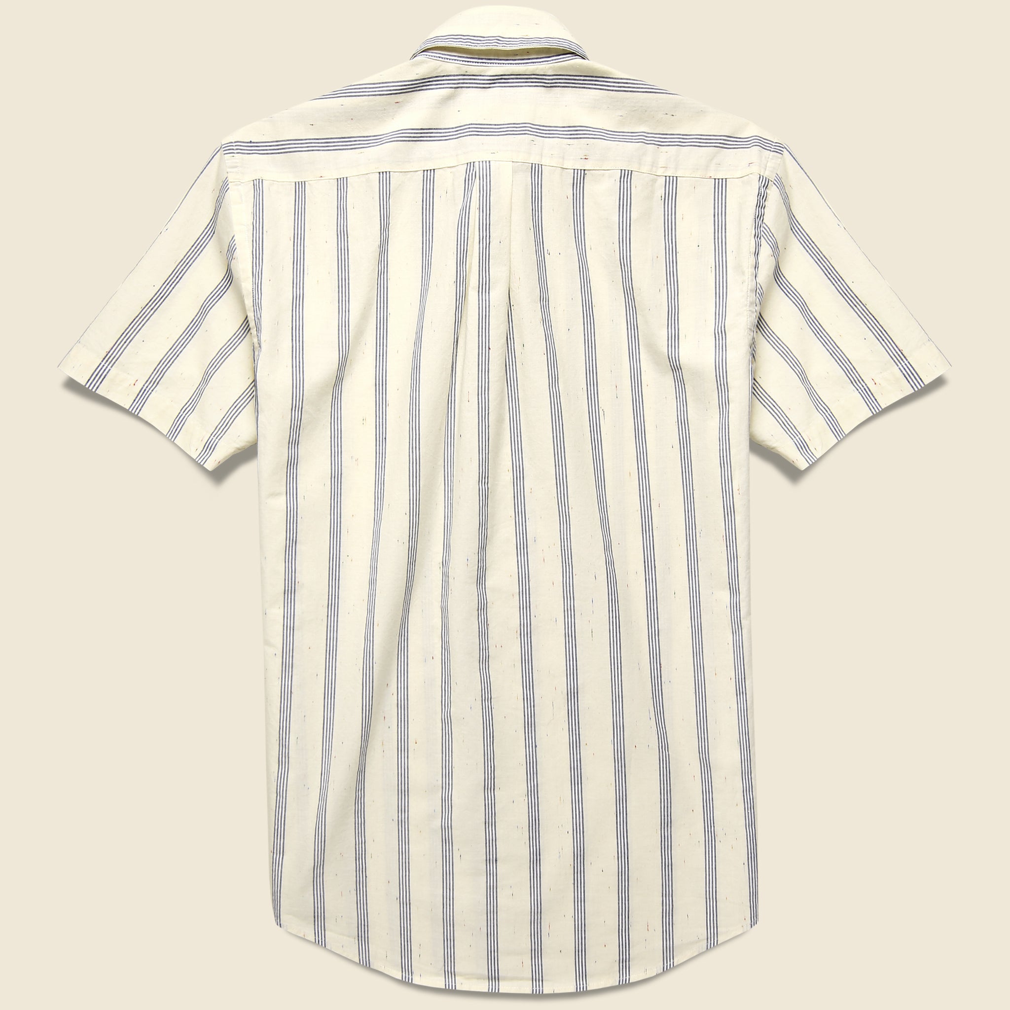 Ebano Stripe Shirt - White/Blue - Portuguese Flannel - STAG Provisions - Tops - S/S Woven - Stripe