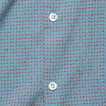 Ring Woven Dot Shirt - Blue/Brick - Portuguese Flannel - STAG Provisions - Tops - S/S Woven - Dot