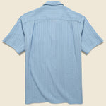 Vilar Shirt - Blue Dobby - Portuguese Flannel - STAG Provisions - Tops - S/S Woven - Solid