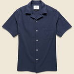 Flam√© Shirt - Navy - Portuguese Flannel - STAG Provisions - Tops - S/S Woven - Solid