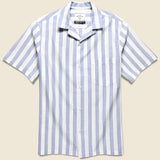 Bayon Donegal Stripe Shirt - Light Blue/White - Portuguese Flannel - STAG Provisions - Tops - S/S Woven - Stripe