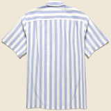 Bayon Donegal Stripe Shirt - Light Blue/White - Portuguese Flannel - STAG Provisions - Tops - S/S Woven - Stripe