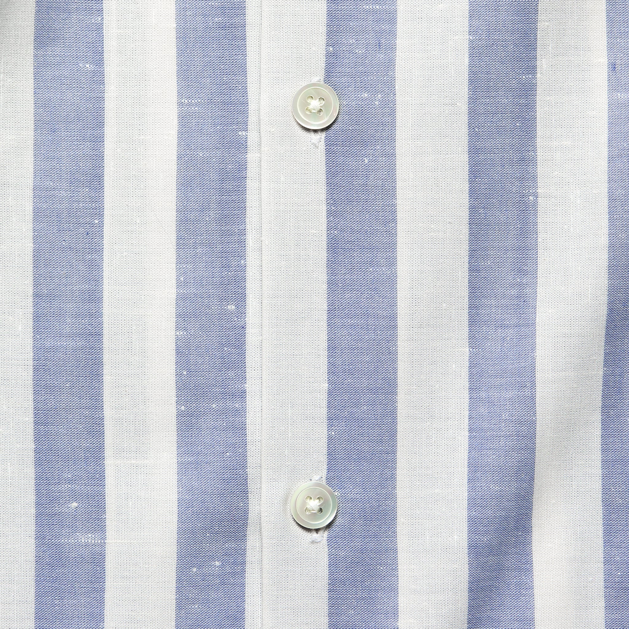 Bayon Donegal Stripe Shirt - Light Blue/White - Portuguese Flannel - STAG Provisions - Tops - S/S Woven - Stripe
