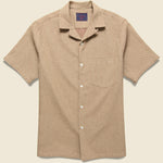 Ring Woven Dot Shirt - Brown - Portuguese Flannel - STAG Provisions - Tops - S/S Woven - Dot