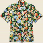Still Life Shirt - Black - Portuguese Flannel - STAG Provisions - Tops - S/S Woven - Floral