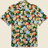 Still Life Shirt - Black - Portuguese Flannel - STAG Provisions - Tops - S/S Woven - Floral