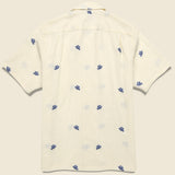 Philly Shirt - White/Blue - Portuguese Flannel - STAG Provisions - Tops - S/S Woven - Other Pattern
