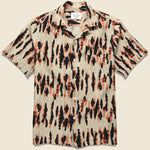 Borra Shirt - Black/Tan - Portuguese Flannel - STAG Provisions - Tops - S/S Woven - Other Pattern