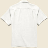 Pique Shirt - White - Portuguese Flannel - STAG Provisions - Tops - S/S Woven - Solid