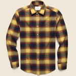 Hill Shirt - Navy/Red/Orange - Portuguese Flannel - STAG Provisions - Tops - L/S Woven - Plaid