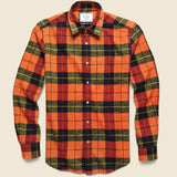 Nebraska Shirt - Grapefruit - Portuguese Flannel - STAG Provisions - Tops - L/S Woven - Plaid