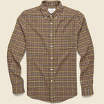 Twill Shirt - Brown/Blue/Purple - Portuguese Flannel - STAG Provisions - Tops - L/S Woven - Plaid