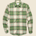 Portland Check Shirt - Cream/Green - Portuguese Flannel - STAG Provisions - Tops - L/S Woven - Plaid