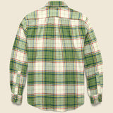 Portland Check Shirt - Cream/Green - Portuguese Flannel - STAG Provisions - Tops - L/S Woven - Plaid