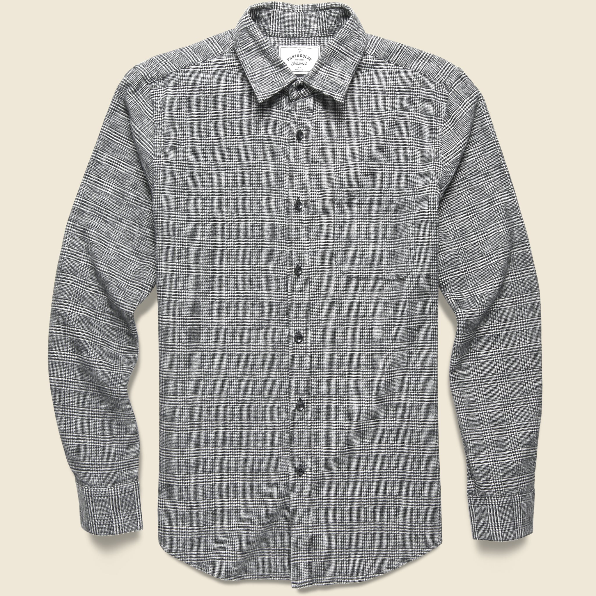 Pow Shirt - Black - Portuguese Flannel - STAG Provisions - Tops - L/S Woven - Plaid