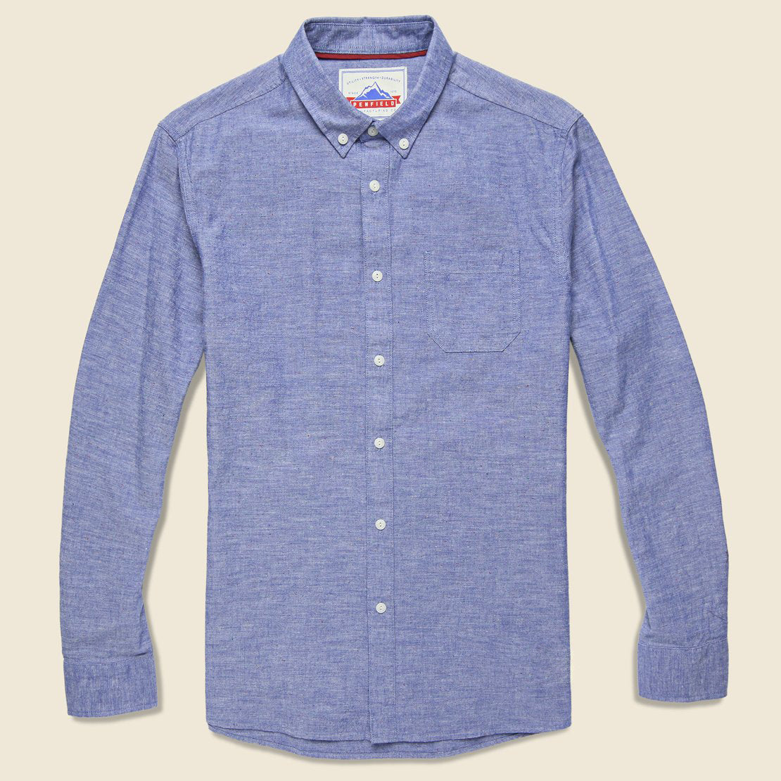 Hadley Shirt - Blue - Penfield - STAG Provisions - Tops - L/S Woven - Fleck